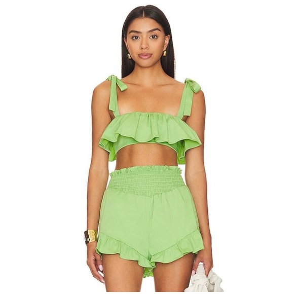 Camila Coelho Tops - Camila Coelho Ruffled Top Sz Small EC